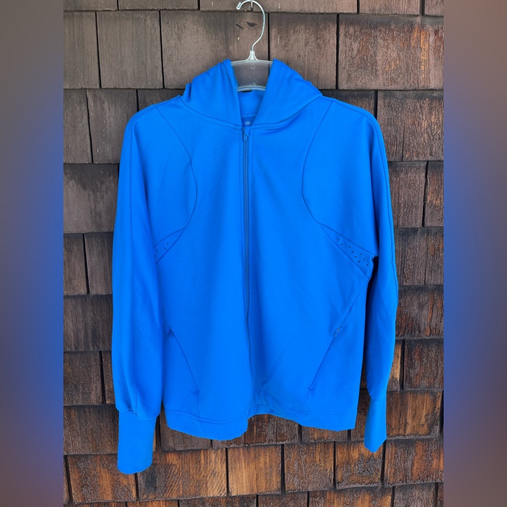 SALE! Sweaty Betty excellent condition blue workout zip hoodie •BEST quality!